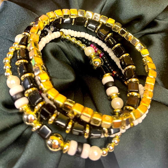 Bohemian glass Bracelet set - Picture 10 of 13